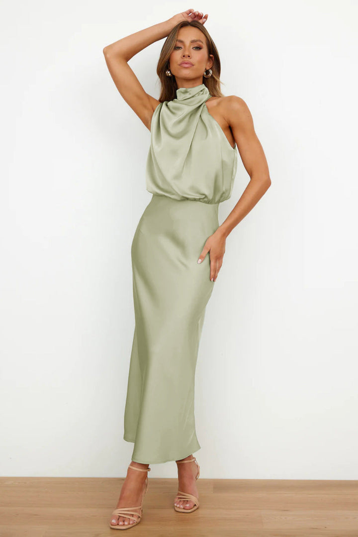 Katherine | Elegant Satin Dress