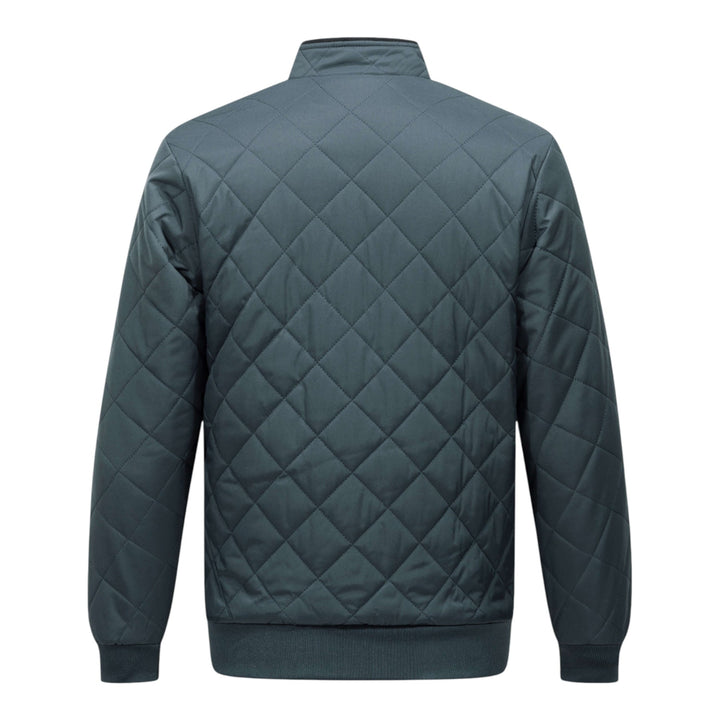 Hristo - Diamond Pattern Fleece Lined Jacket