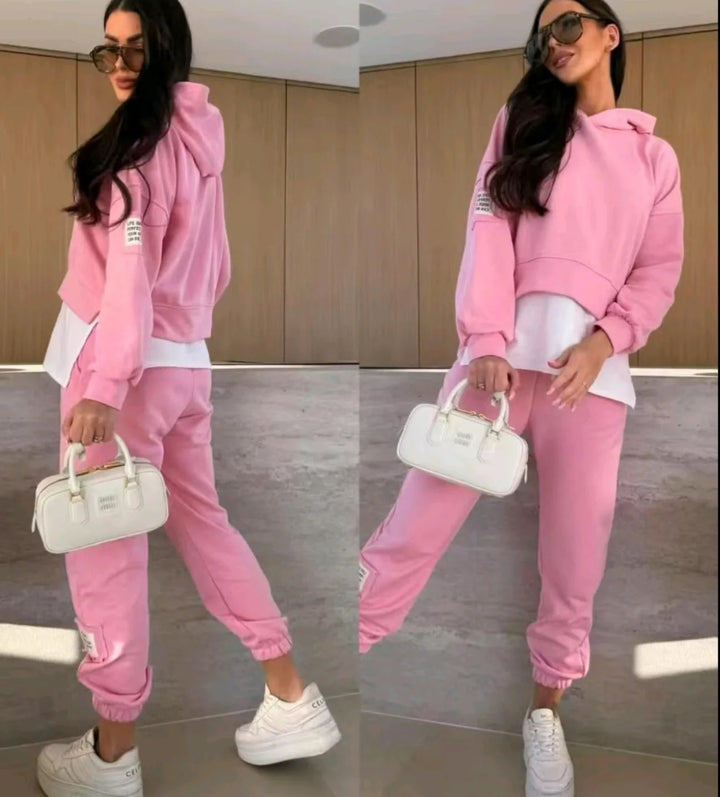 NANCY - EFFORTLESS CHIC HOODIE SET