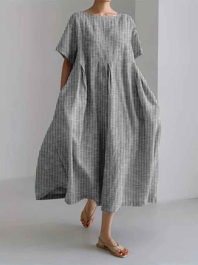 Bianca™ | Casual Long Dress with Comfortable Cut & Retro Style for Everyday Wear