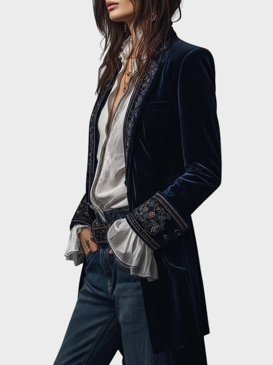 Cezara - Elegant Fleece Jacket