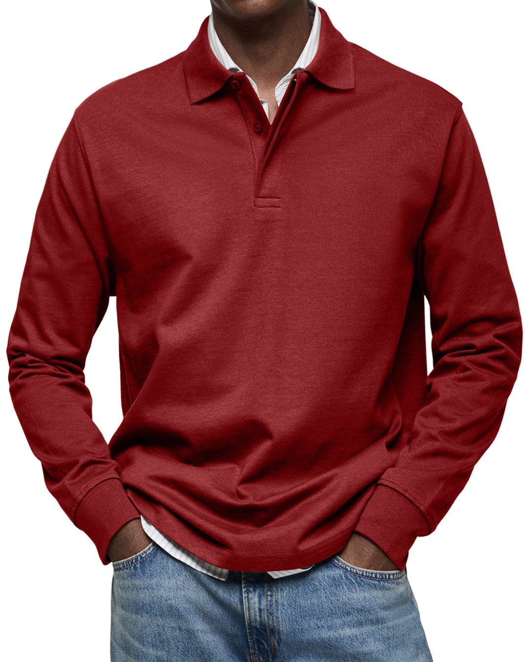 JUSTIN – CLASSIC LONG-SLEEVE POLO SHIRT
