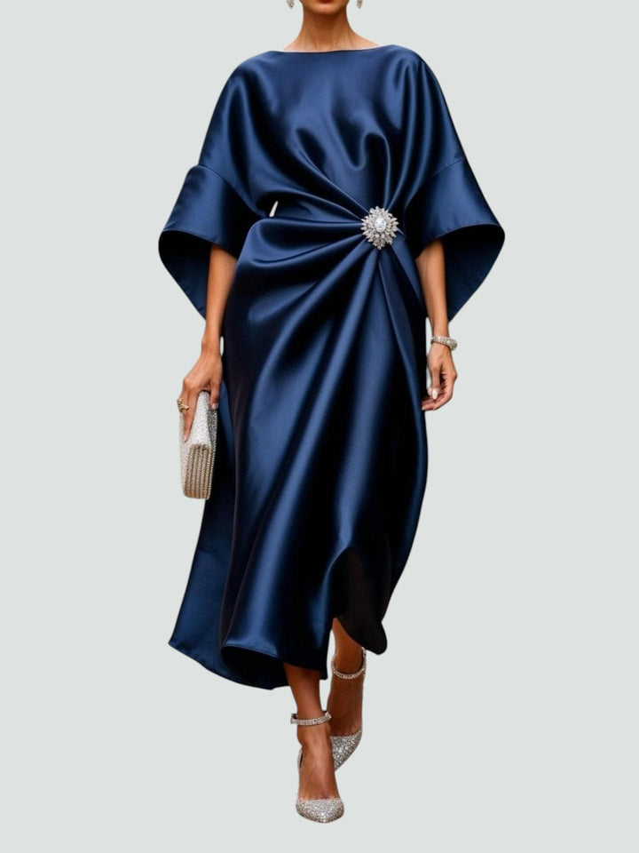 DAKOTA – ELEGANT DRAPED EVENING DRESS