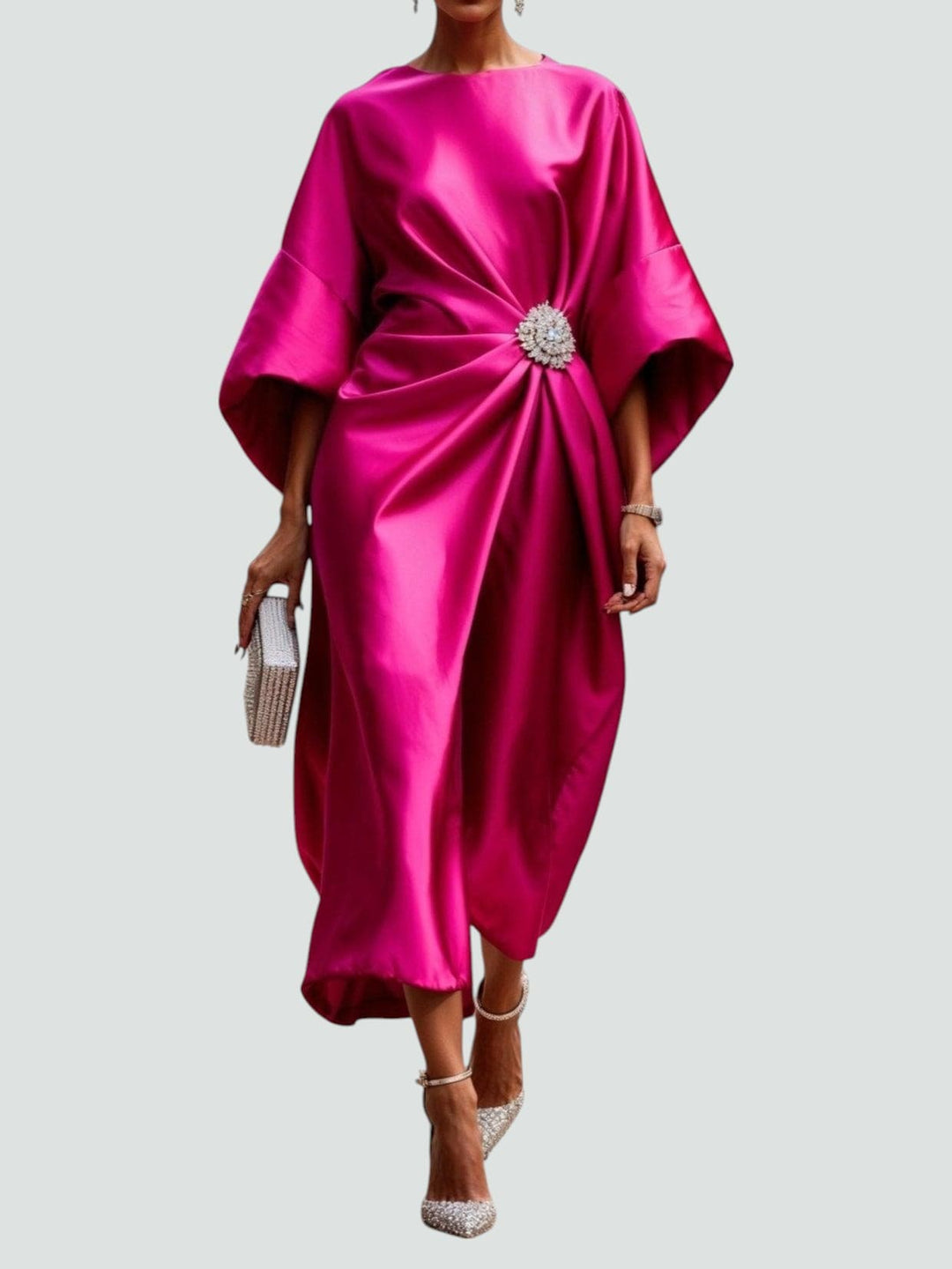 DAKOTA – ELEGANT DRAPED EVENING DRESS