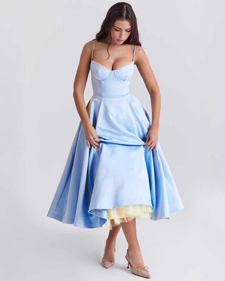 Ophira™ - Classy Corset Midi Dress