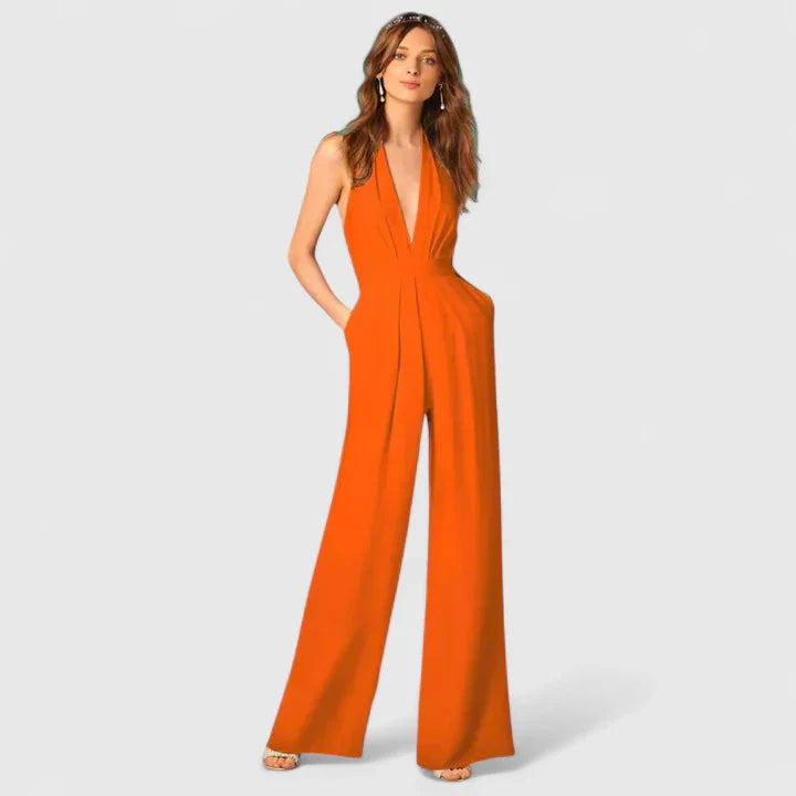 AVA – ELEGANT HALTER JUMPSUIT