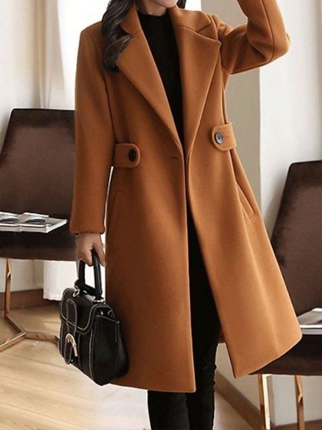 Aella - Elegant Long Wool Coat