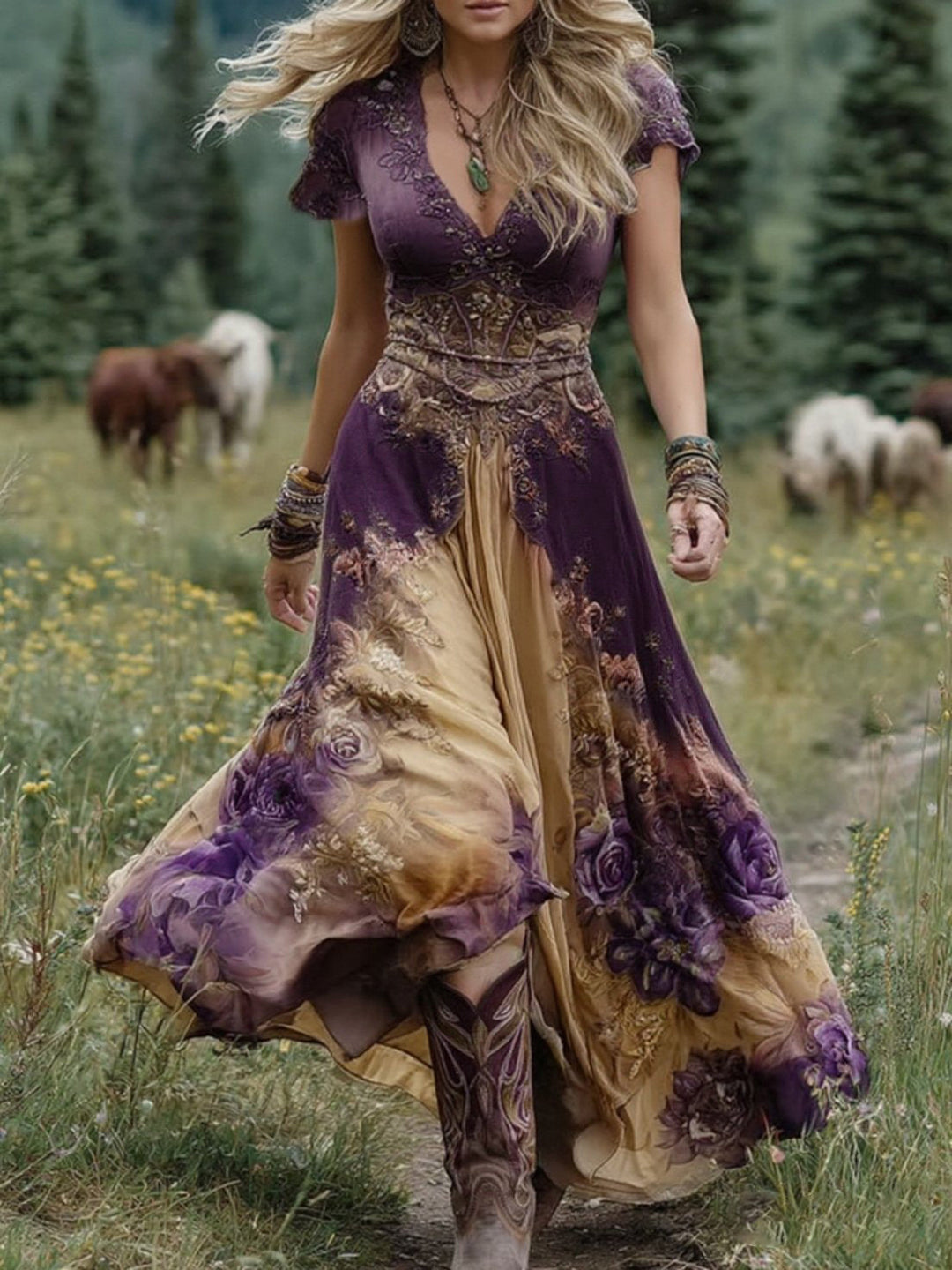 SERAPHINA – ENCHANTED BOHEMIAN MAXI DRESS