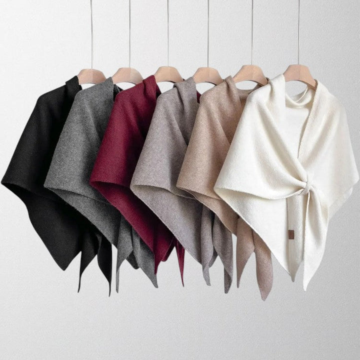 HARPER – SOFT WRAP SHAWL WITH ELEGANT TIE DETAIL