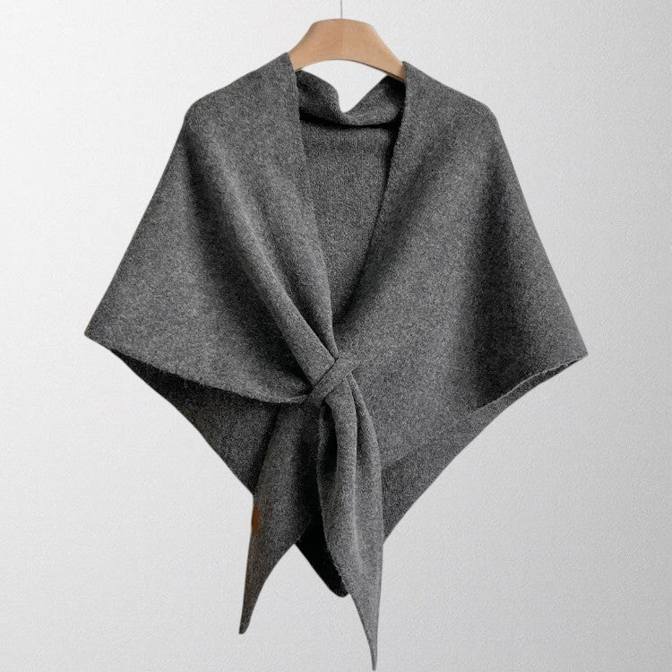 HARPER – SOFT WRAP SHAWL WITH ELEGANT TIE DETAIL