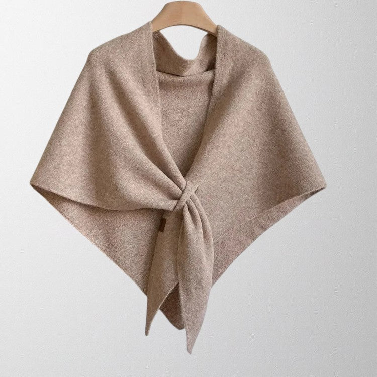 HARPER – SOFT WRAP SHAWL WITH ELEGANT TIE DETAIL