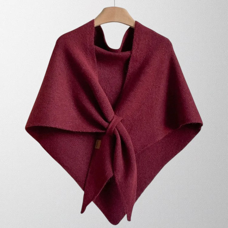 HARPER – SOFT WRAP SHAWL WITH ELEGANT TIE DETAIL
