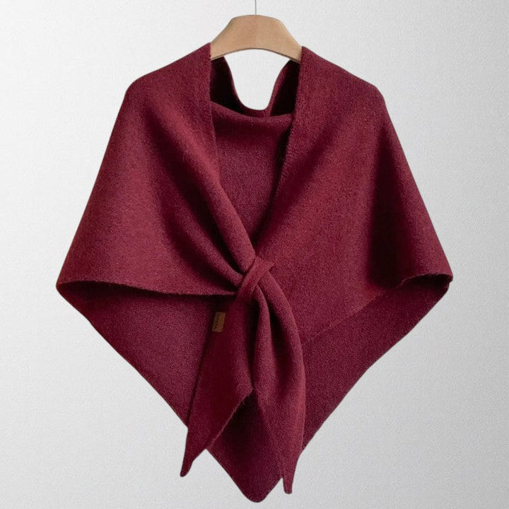 HARPER – SOFT WRAP SHAWL WITH ELEGANT TIE DETAIL