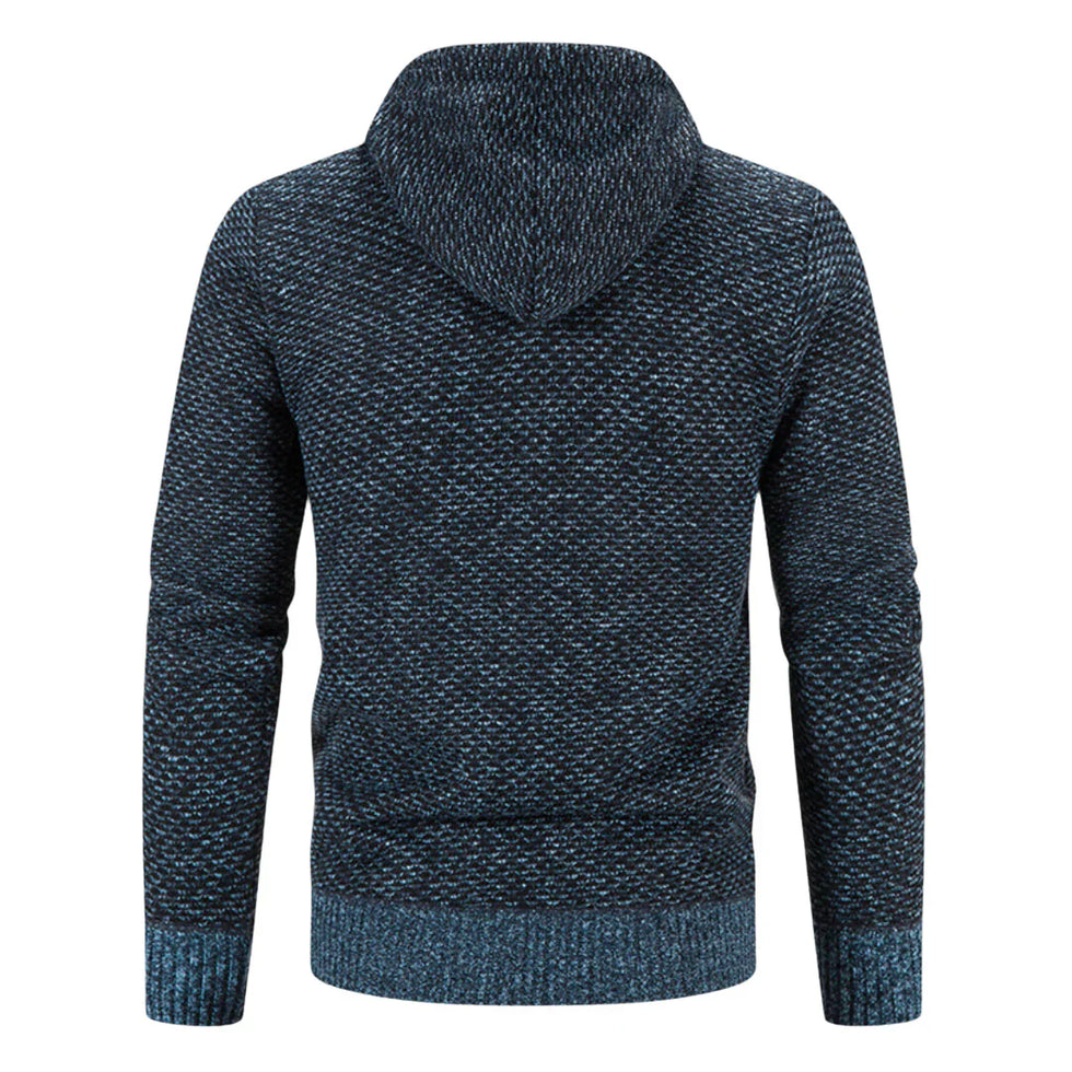 Lucien - Long Sleeve Hooded Sweater With Zipper