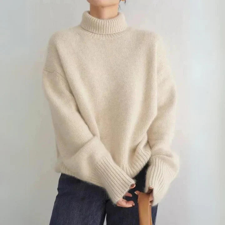 Soft and Elegant Cashmere Turtleneck Sweater
