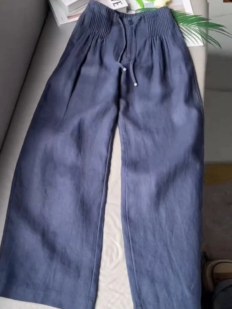 LEILA – RELAXED WIDE-LEG PANTS