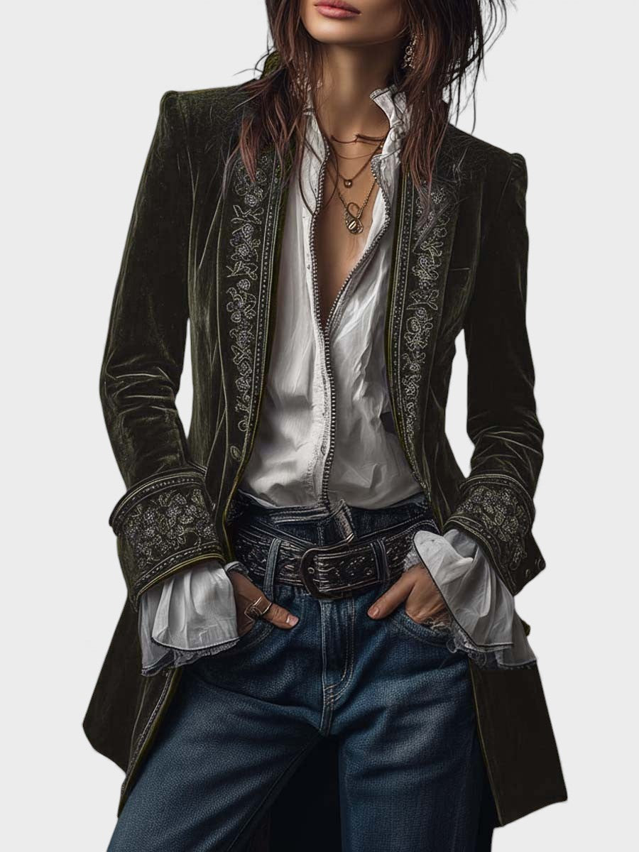 Cezara - Elegant Fleece Jacket