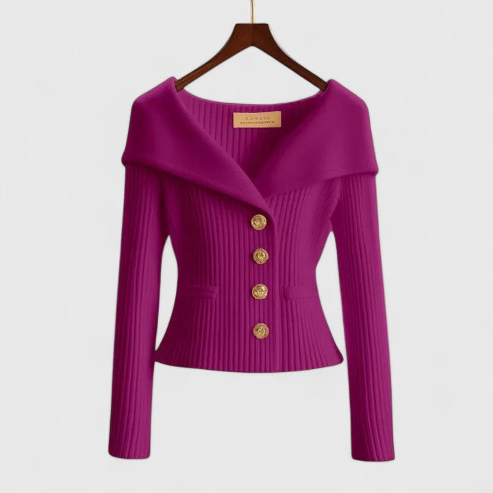 MIKA – ELEGANT OFF-SHOULDER KNIT TOP