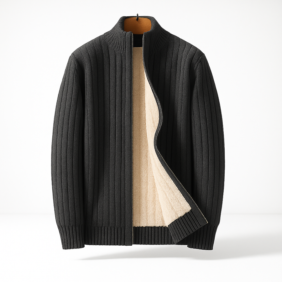Artan - Knitted Cashmere Cardigan With Zipper