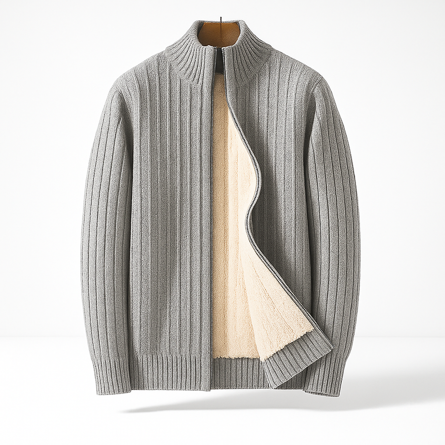 Artan - Knitted Cashmere Cardigan With Zipper