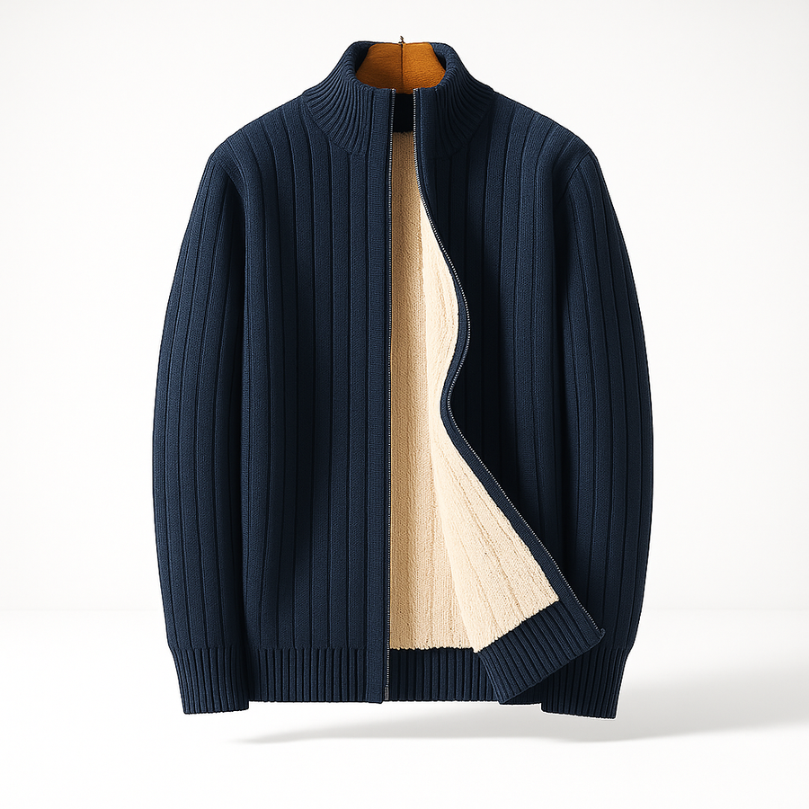 Artan - Knitted Cashmere Cardigan With Zipper