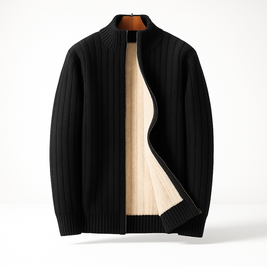 Artan - Knitted Cashmere Cardigan With Zipper