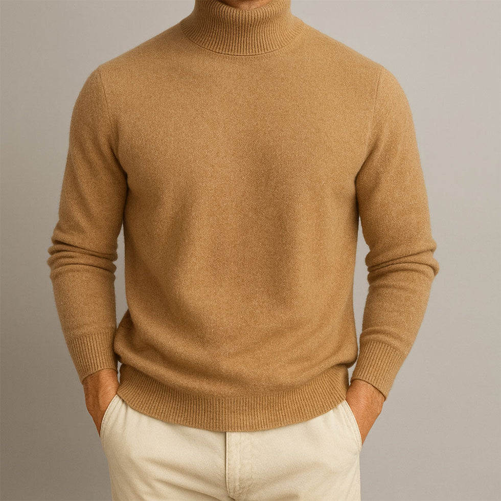 Filippos - Comfortable Turtle Neck Sweater