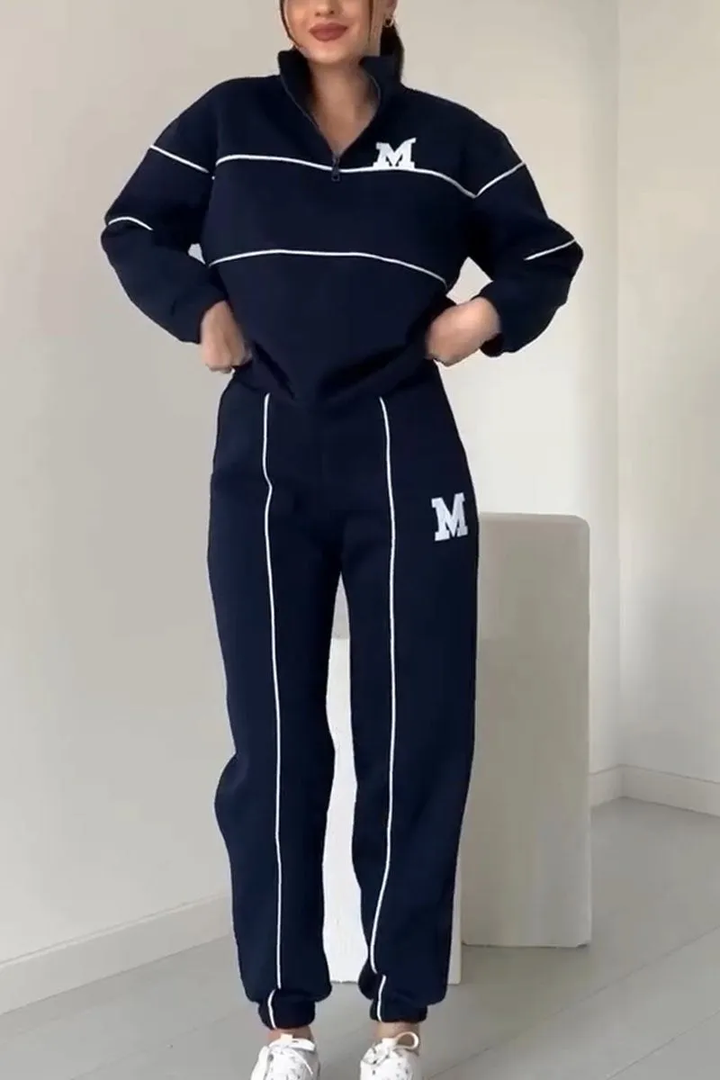 DESIREE – SPORTY ZIP LOUNGE SET
