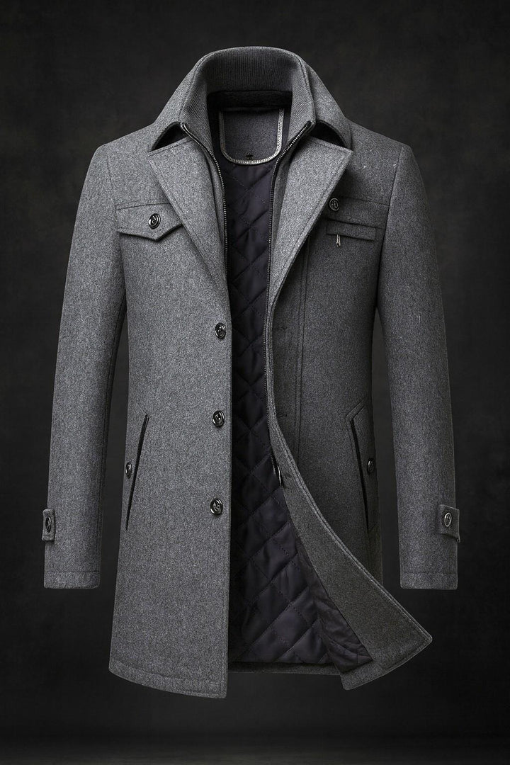 ETHAN – PREMIUM QUILTED LONG MEN’S WINTER COAT