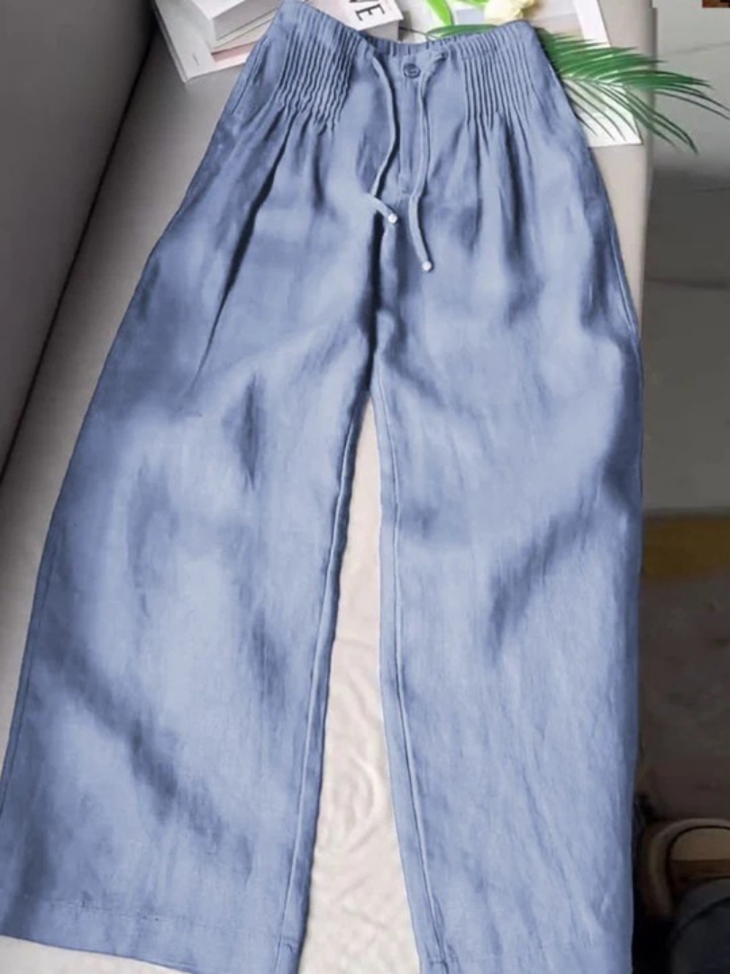 LEILA – RELAXED WIDE-LEG PANTS