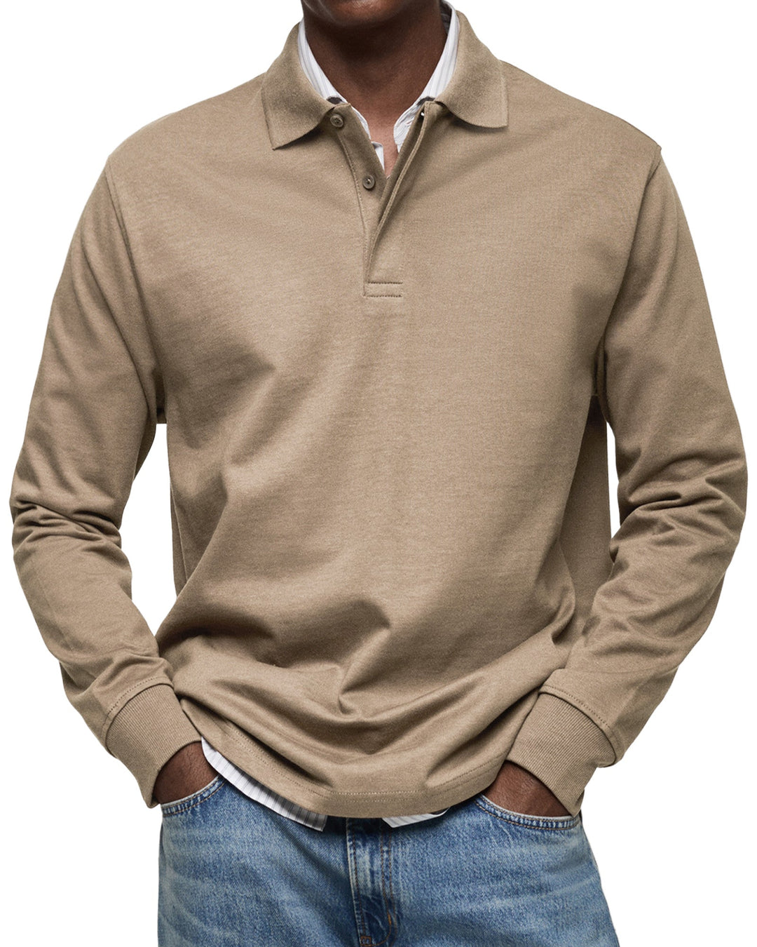 JUSTIN – CLASSIC LONG-SLEEVE POLO SHIRT