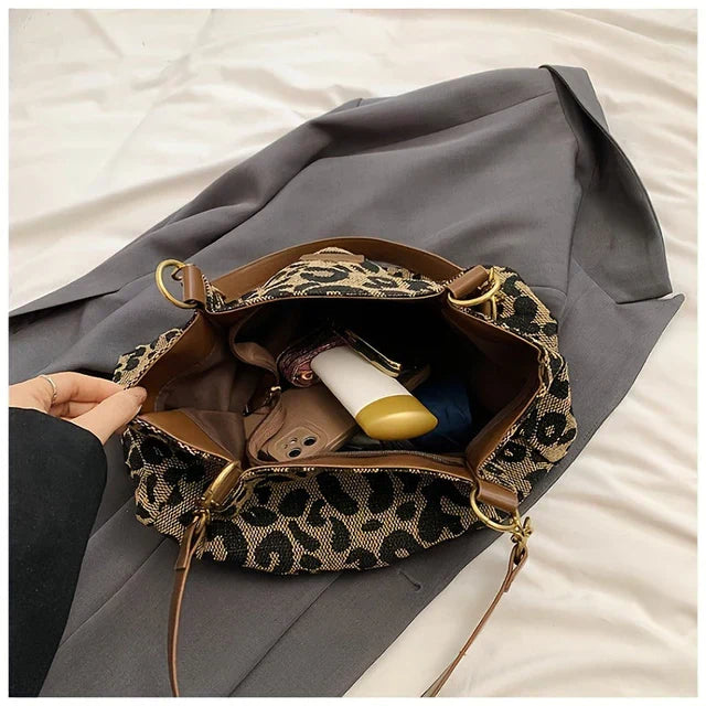 Women’s Handbag with Animal Print
