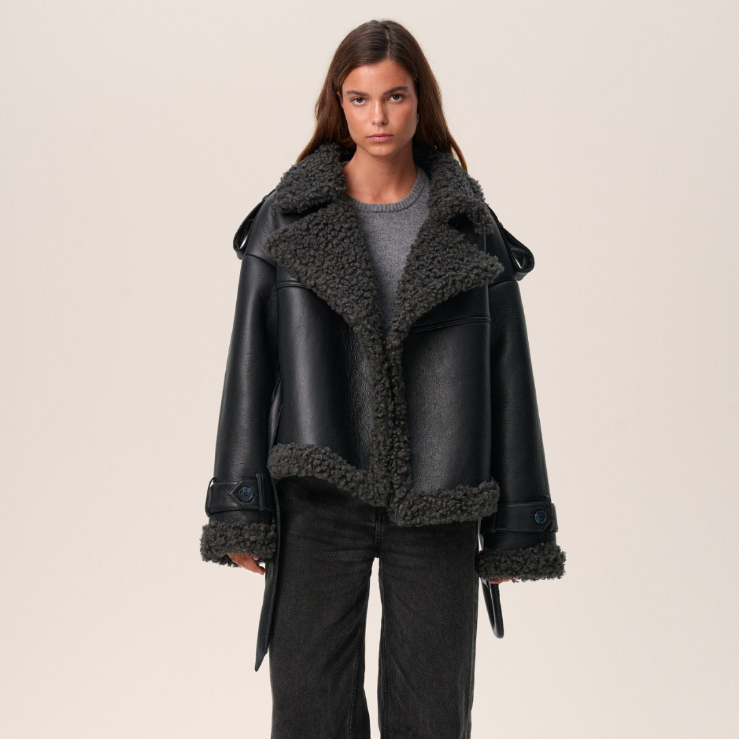 Avery – Cozy Urban Shearling-Style Jacket