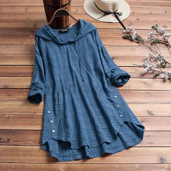 JESSICA – BOHO HOODED TUNIC DRESS