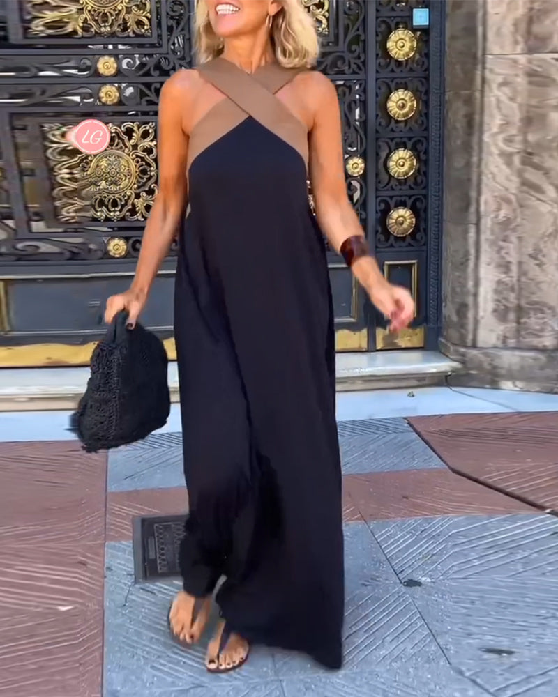 Olive™ - Cross Neck Dress