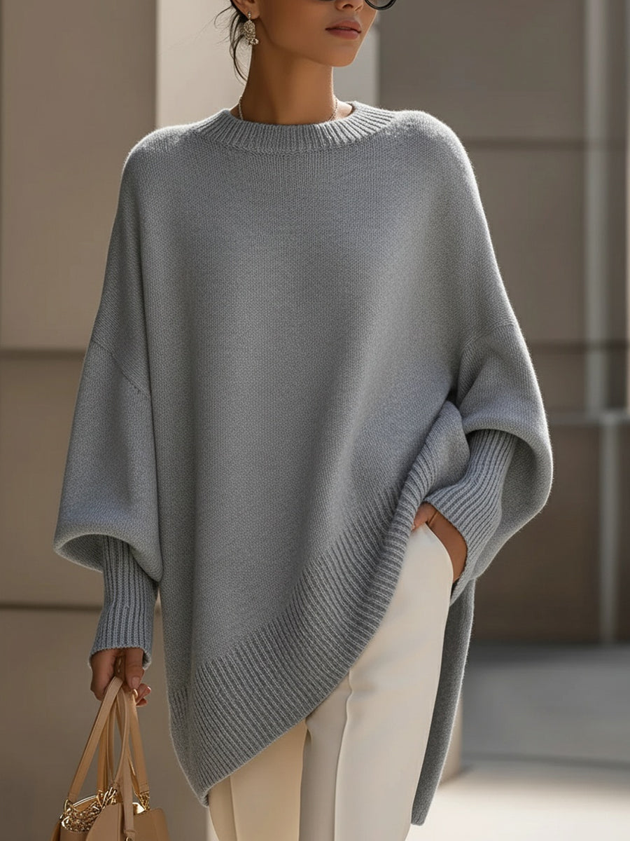 AVA – ASYMMETRIC OVERSIZED SWEATER