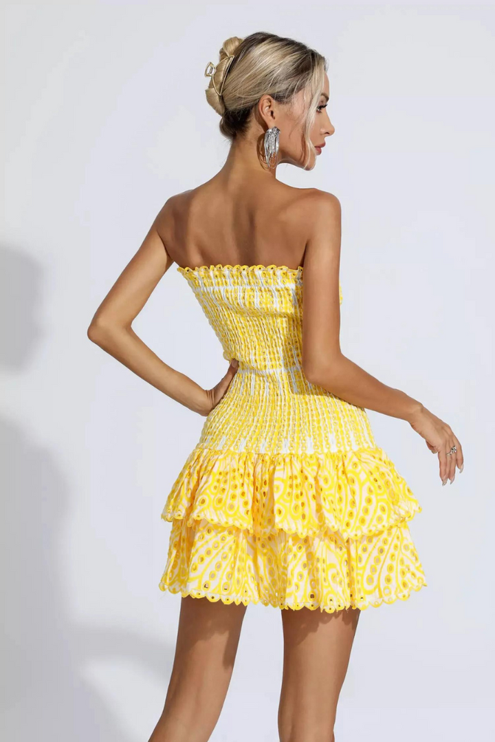 Ayana | Smocked Strapless Dress
