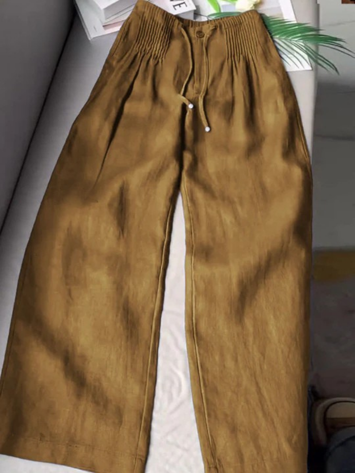 LEILA – RELAXED WIDE-LEG PANTS