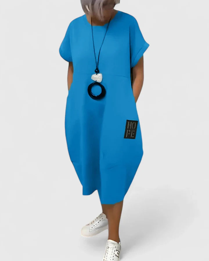 AUBREY – RELAXED HOPE TUNIC DRESS