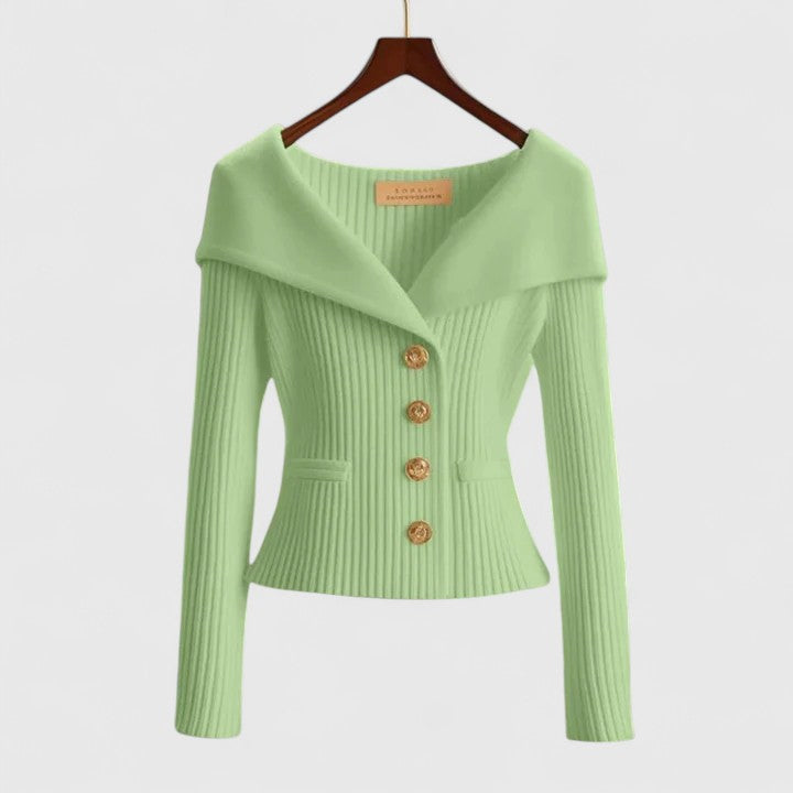 MIKA – ELEGANT OFF-SHOULDER KNIT TOP