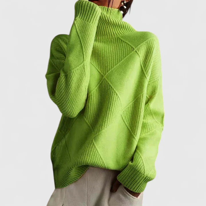 WILMA – COZY TURTLENECK KNIT SWEATER