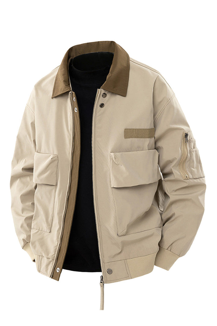 JAKE – MODERN UTILITY BOMBER JACKET