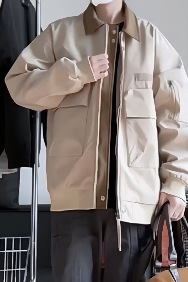 JAKE – MODERN UTILITY BOMBER JACKET