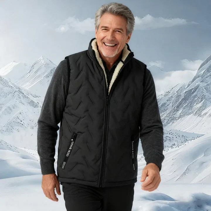 Stevie - Quilted Sleeveless Wool Vest