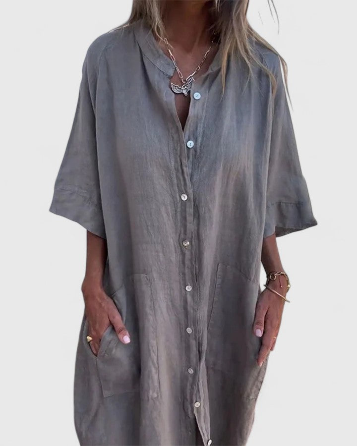 CHLOE – EASY BREEZE SHIRT DRESS