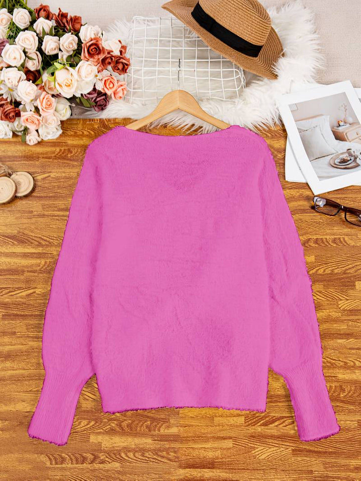 Callahan - Casual Long Sleeve Sweater With V-Neck