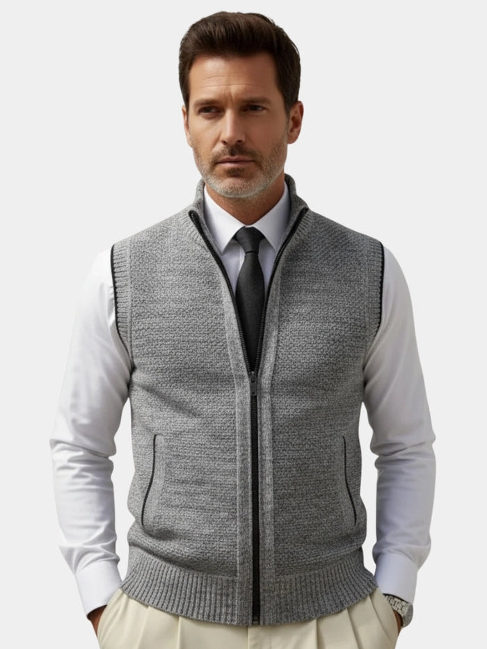 Bronislaw - Elegant Vest With Full Zip