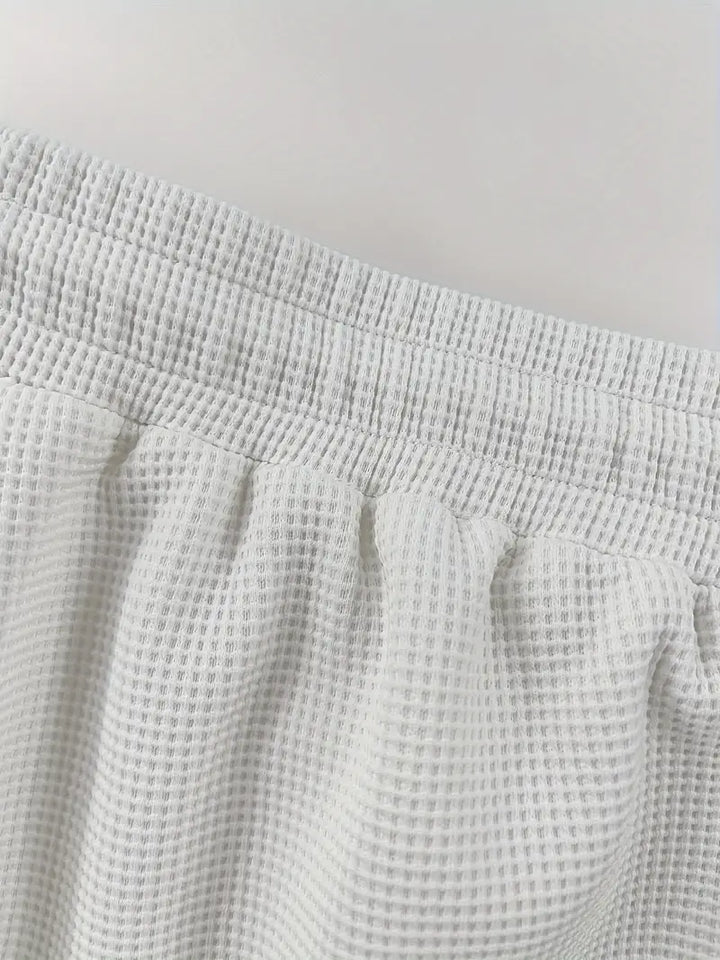 MARCUS – TEXTURED RELAXED-FIT LOUNGE PANTS