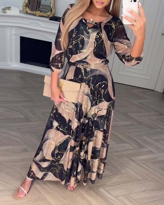 Eithne - Elegant Chiffon Dress