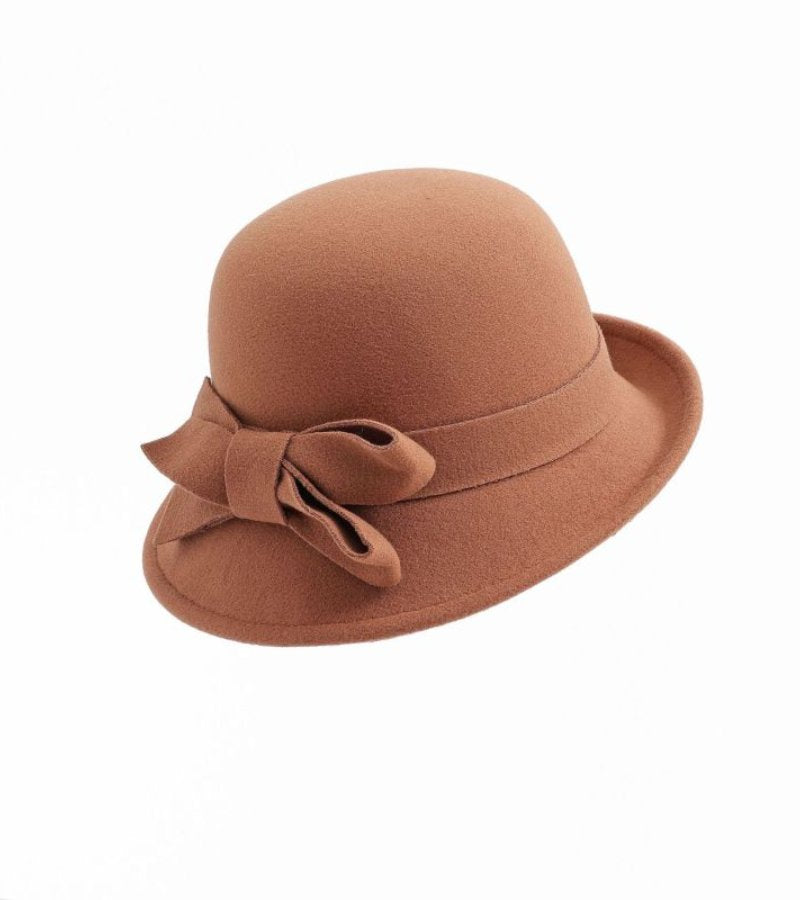 Klaver - Vintage Felt Hat with Side Bow